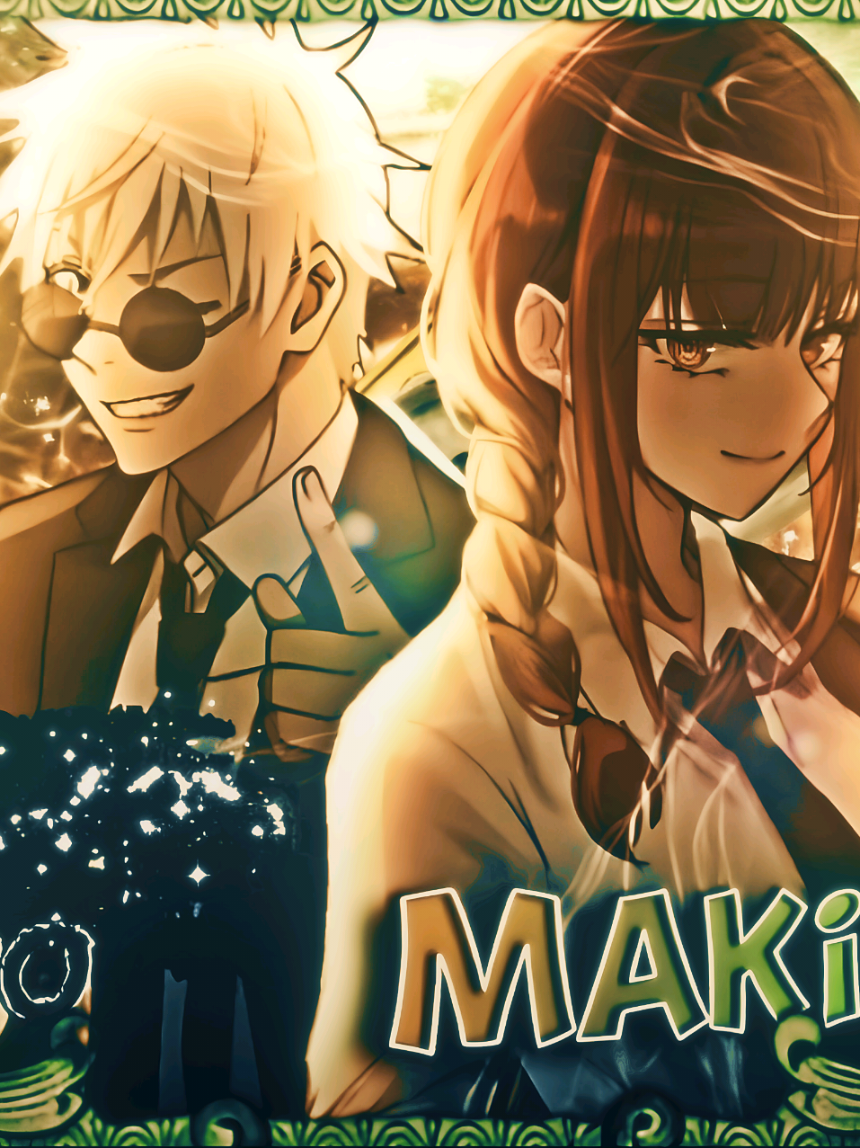 gojo x makima - but they are rich💸 - amv edit 4k #chinsawman #edit #jujutsukaisen #makima #gojo 