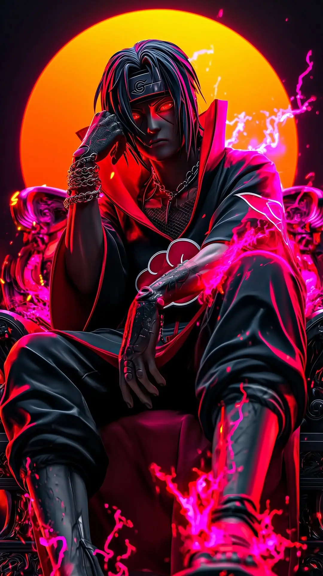 Best villain wallpaper 🔥  #itachi #animelovers #wallpapersaesthetic #animefyp #bullshit♈ 