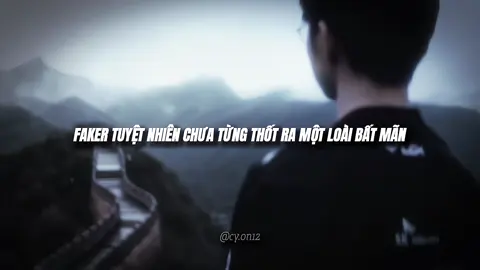 “Nếu im lặng có thể biến thành giọt nước, thì có lẽ Lee SangHyeok đã bỏ lại sau lưng mình một đại dương.” #faker #xuhuong #t1 