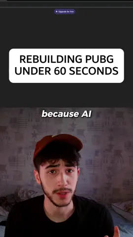 rebuilding PUBG with AI under 60 seconds #nocode #ai #coding #lovable #foryou 