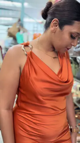 Grab your next elegant evening dress  @Ziacollection 🔥 Check full video for measurements WA57991807 Our shop is located at Bourbon Street Port Louis #fypシ゚ #newarrivals #satindress #OOTD #mauriitius