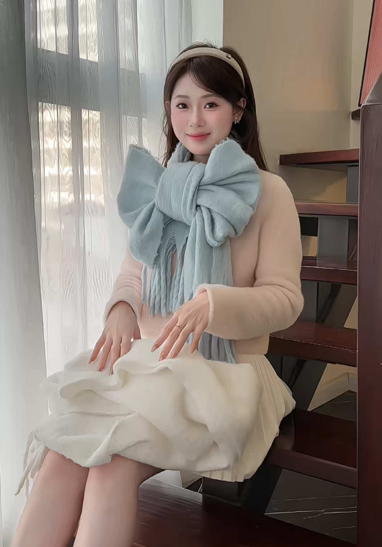 Em khăn xinh xinh yêu yêu  #phukienqo #thoitrang #changthoitrang #fashion #reviewlamdep 