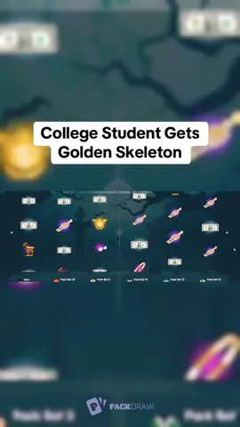 College Student Gets Golden Skeleton