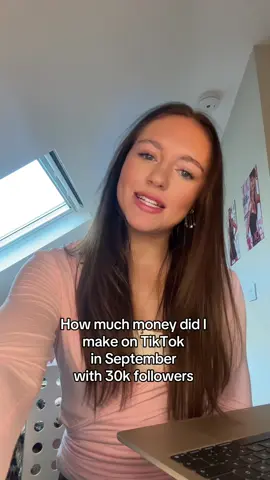 So so so grateful that I can ear a living of this thanks you so much #money #viral #tiktok #30k #contentcreator 