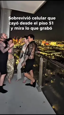Lo sorprendente no es que un celular sobreviviera a esta caída…🌝🌚