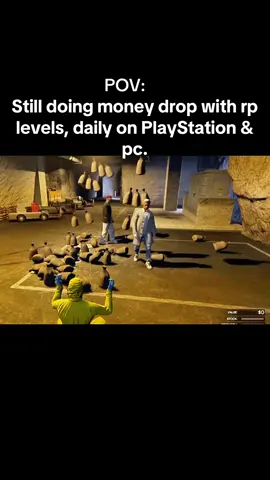 Still doing money drop & rp on PlayStation/pc #fyp #moneydrop #moneyglitch #gtarp #gtafunny 
