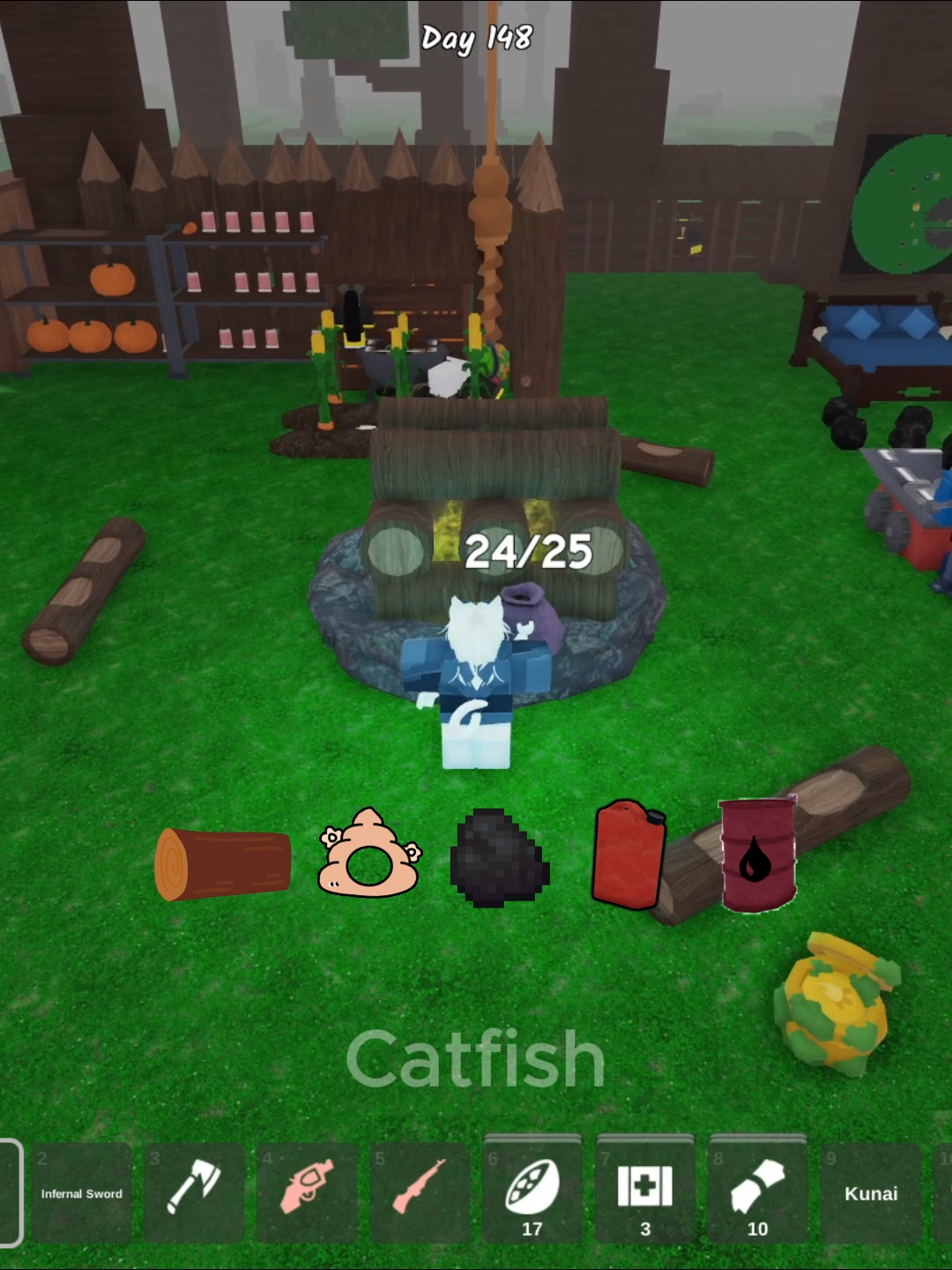 Every fuel vs zero lvl 6 campfire 😂 #99nightintheforest #roblox #usa