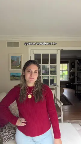 🏃‍♀️to @onequince asap #quincesweater #fallfashion #fashionfinds 