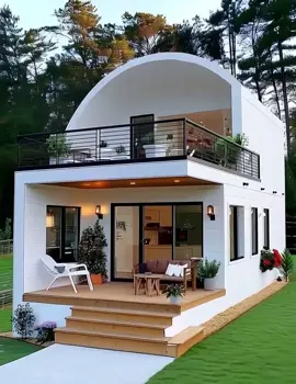 Modern 50 m2 Small Home Design Idea 🏡 #tiktokindia #smallhouse #duo #fypage #discover 