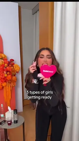 3 types of girls getting ready 🤣 Which one are you? @Mariam @SOPHIE MORELLI @Huda #makeuptok #grwmmakeup 