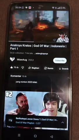 Penantian 7 Tahun akhirnya Bisa kesampaian juga🥹, Pas gua main ada perasaan gembira dan senang. #God of war 2018 #Playstation 4 Slim.