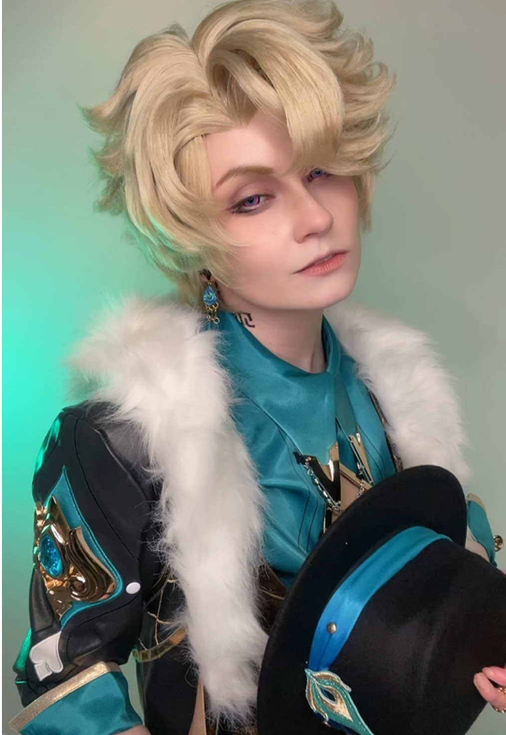 Using Childe’s voiceline for Aventurine cause who’s gonna stop me 🤷 #HonkaiStarRail #hsr #aventurine ##aventurinecosplay 
