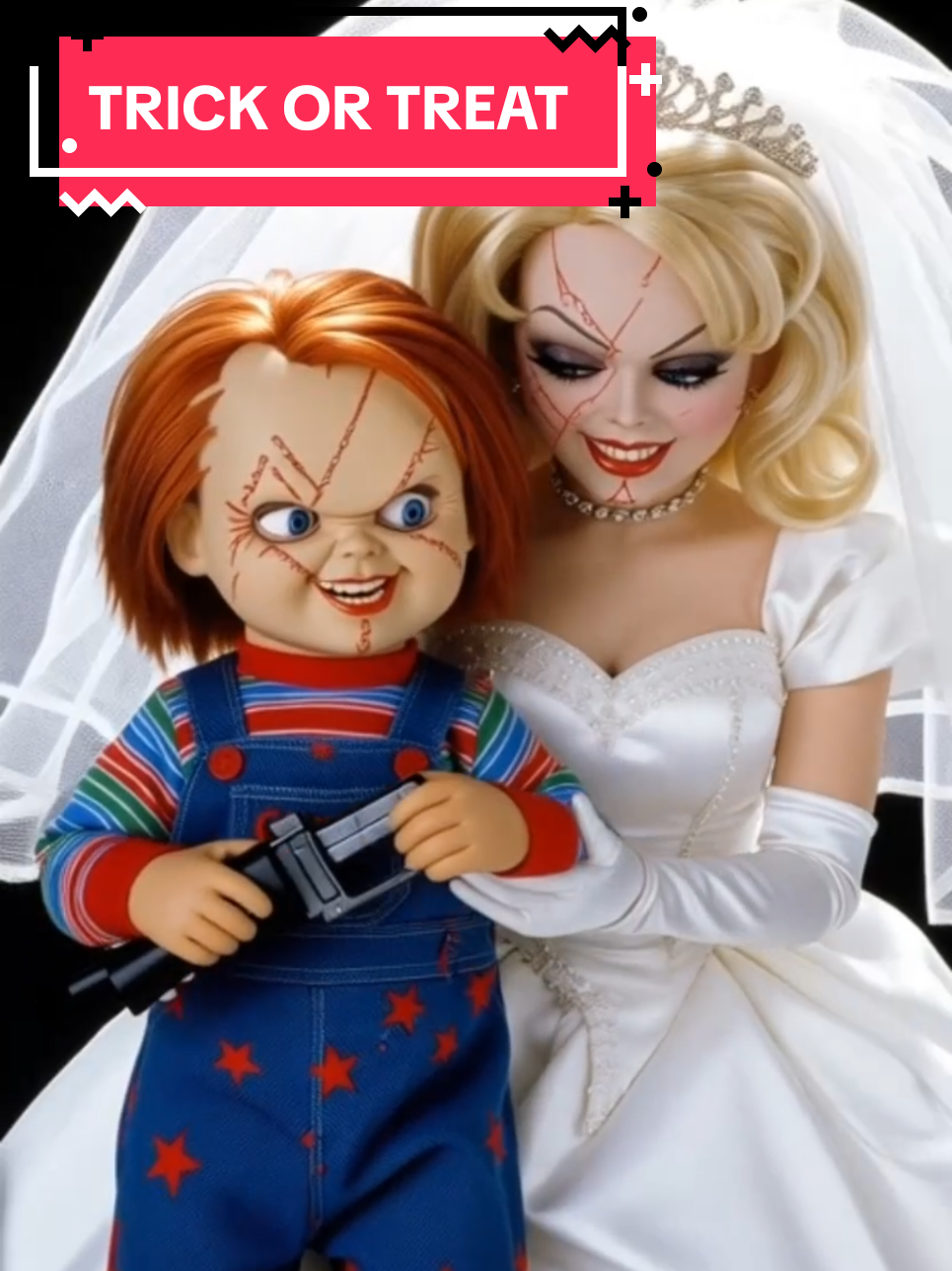 THE CHUCKY FAMILY...🫵🔥💯 #TikTokHalloweenContest #halloween2025 #TAKEOFFFFTV #chucky #brideofchucky 