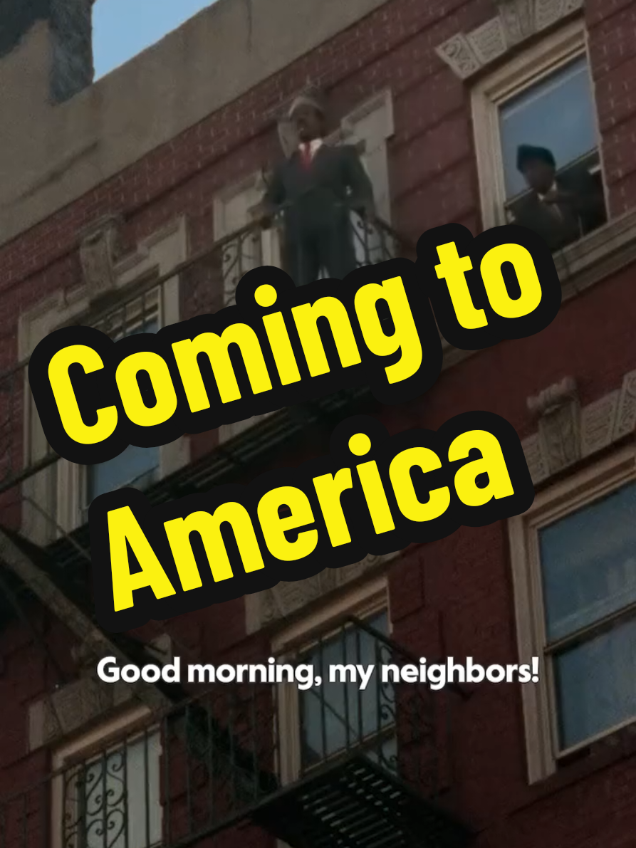 #goodmorning #comingtoamerica 