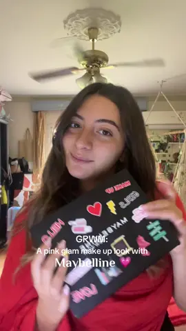 A full glam pink make up look with @Maybelline NY Egypt @Maybelline NY 💗✨ #fyp #maybellin #grwm #pinkmakeup 