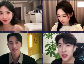 Sun Shuo's Livestream with Zhang Xuefei, Wang Meng and Xue Xiyao Talking about Xiao Pu  #datingshow #lovewinsall #sunshuo #puyanyan #xiaopu 