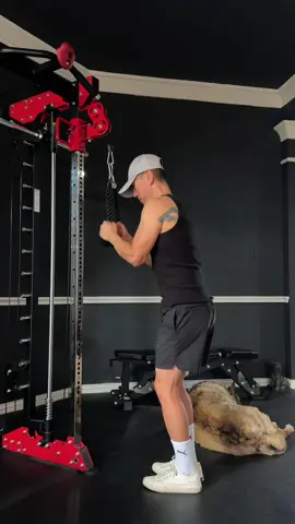 Cable tricep extension tips #gymtips #homeworkout #triceps 