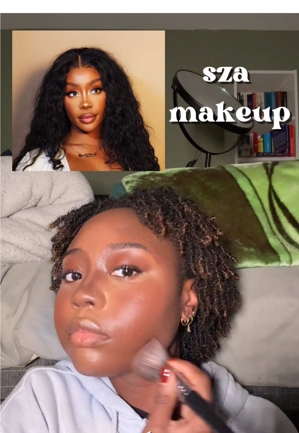 i love the lip combo #makeup #tutorial #sza  sza makeup 