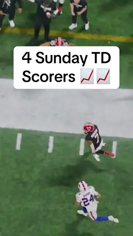 4 Touchdown Scorers for Week 7 of the NFL Season who are DUE #nfl #football #fantasyfootball #sports #fyp 
