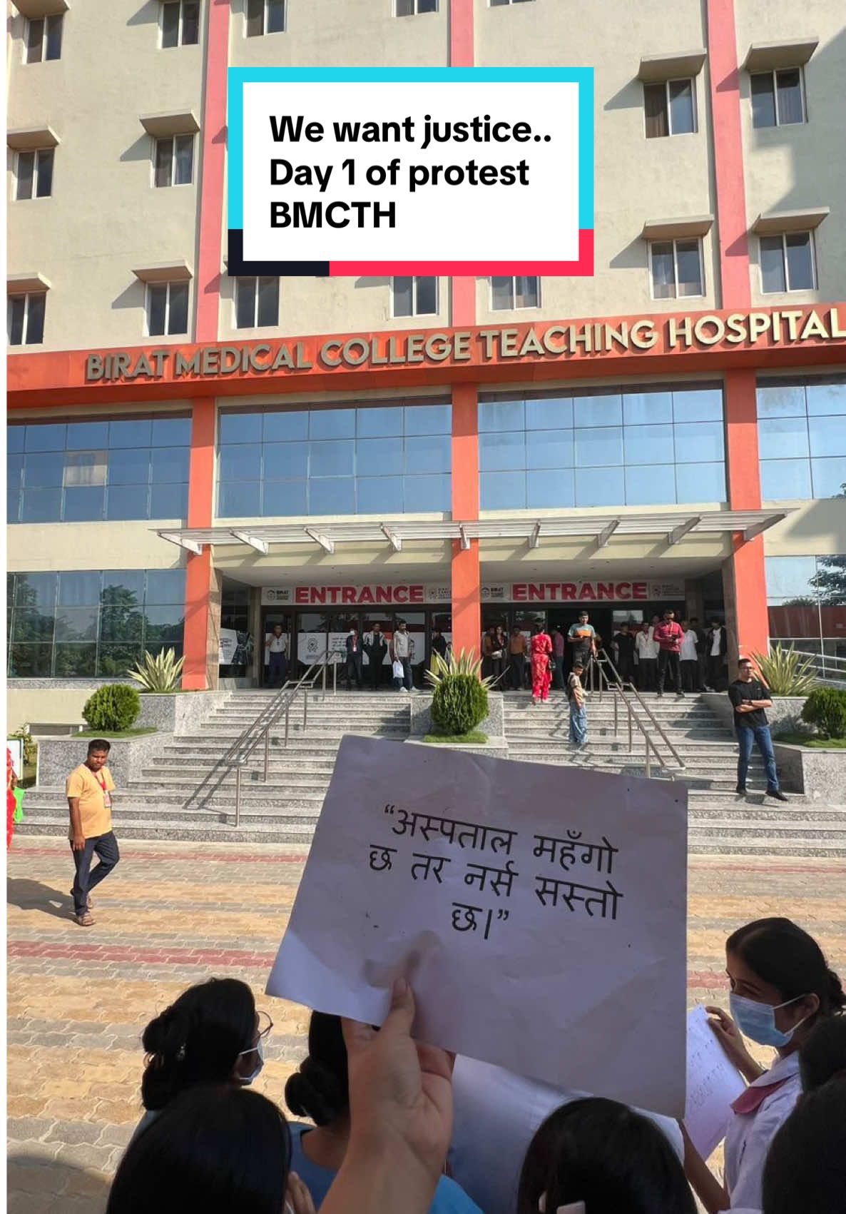We must unite together in this protest …we want public support too… #justicefornurses #bmcth #justiceforfairpay @RN devicha gurung @SMRITI💫🦋 @-simran-🌷 