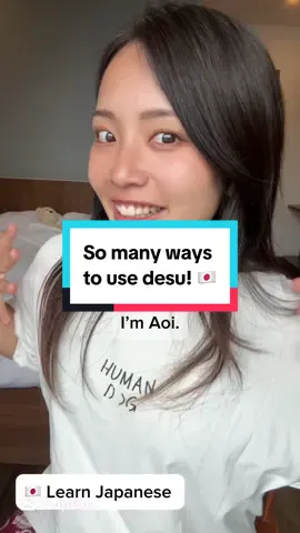 ‘Desu’ is super useful! ✨ You can talk about yourself, the weather, your feelings — all with ‘desu’! Perfect for beginners starting today  👇Practice more on Onigiri Anki 🍙 #learnjapanese  #studyjapanese #japaneselanguage 