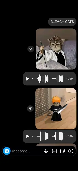 bleach cats by me hahaha #anime #bleach #meme #voiceover #fyp 