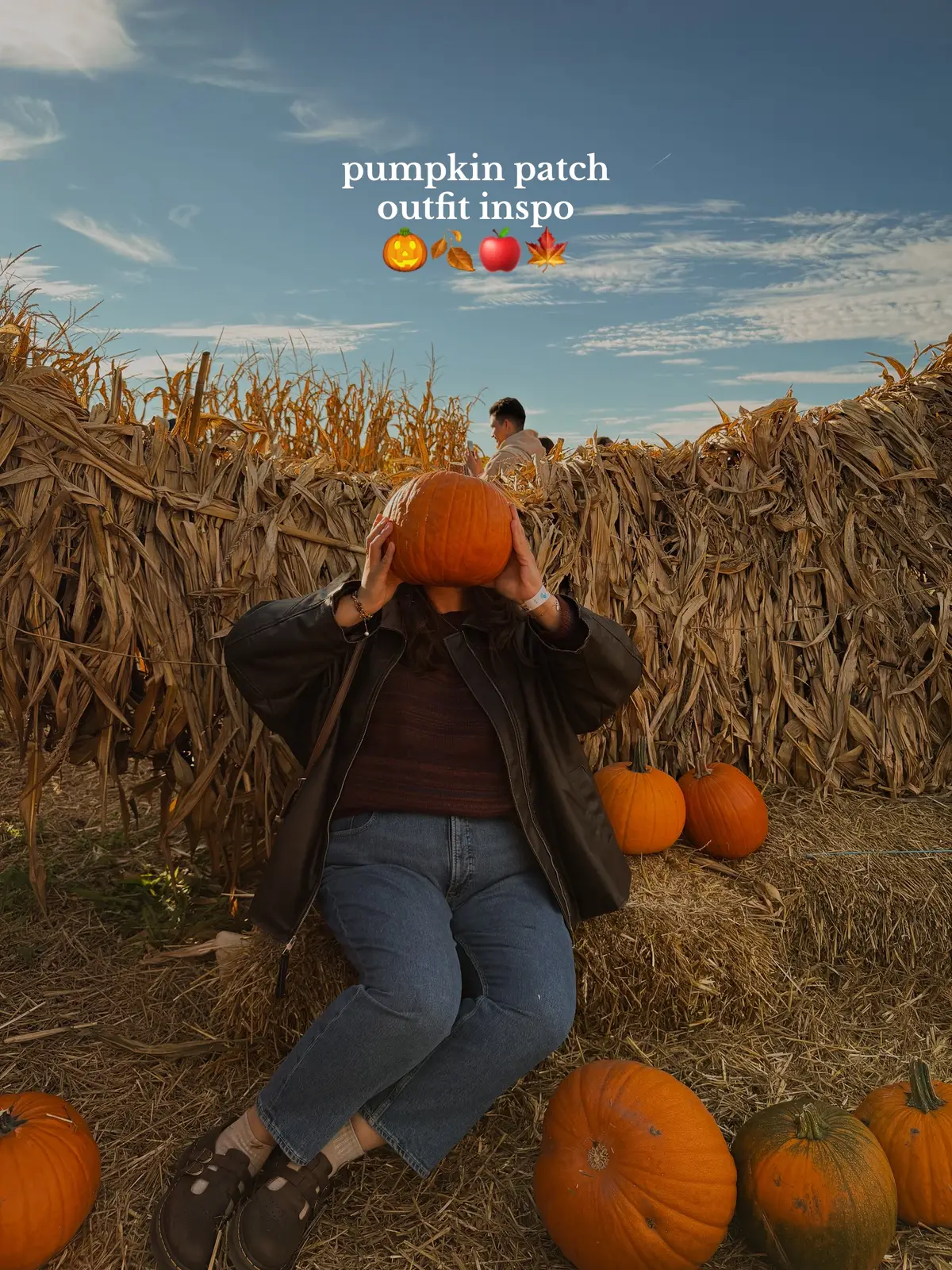 going to another one soon bc why not 😜 #pumpkinpatch #plussizeposeideas #falloutfitinspo #pinterestaesthetic #fyp 