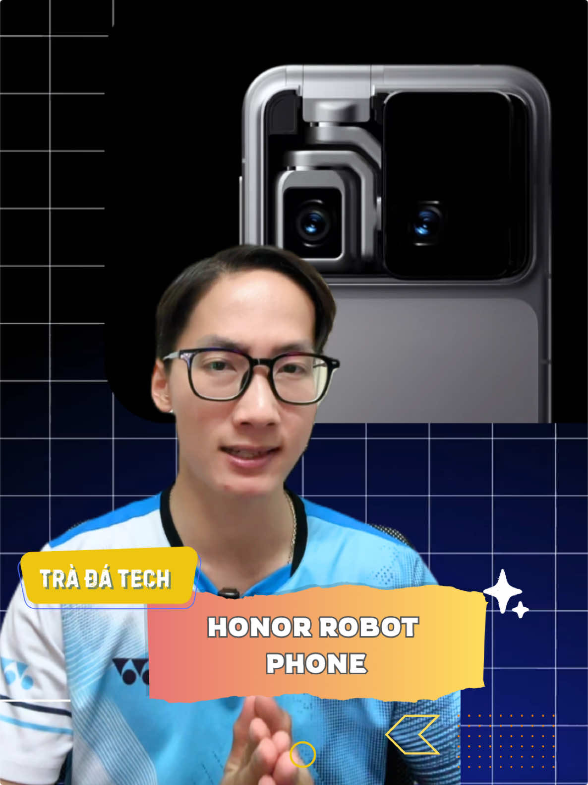 Honor Robot Phone - chiếc smartphone viễn tưởng với camera gimbal như Pocket 3 #tradacongnghe #congnghe #smartphone #tintuc #honor 