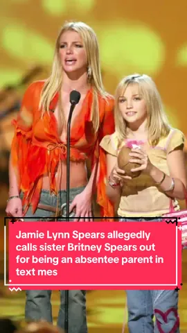 Jamie Lynn Spears allegedly calls sister Britney Spears out for being an absentee parent in text messages 🤯 #britneyspears #kevinfederline #jamielynnspears #fyp 