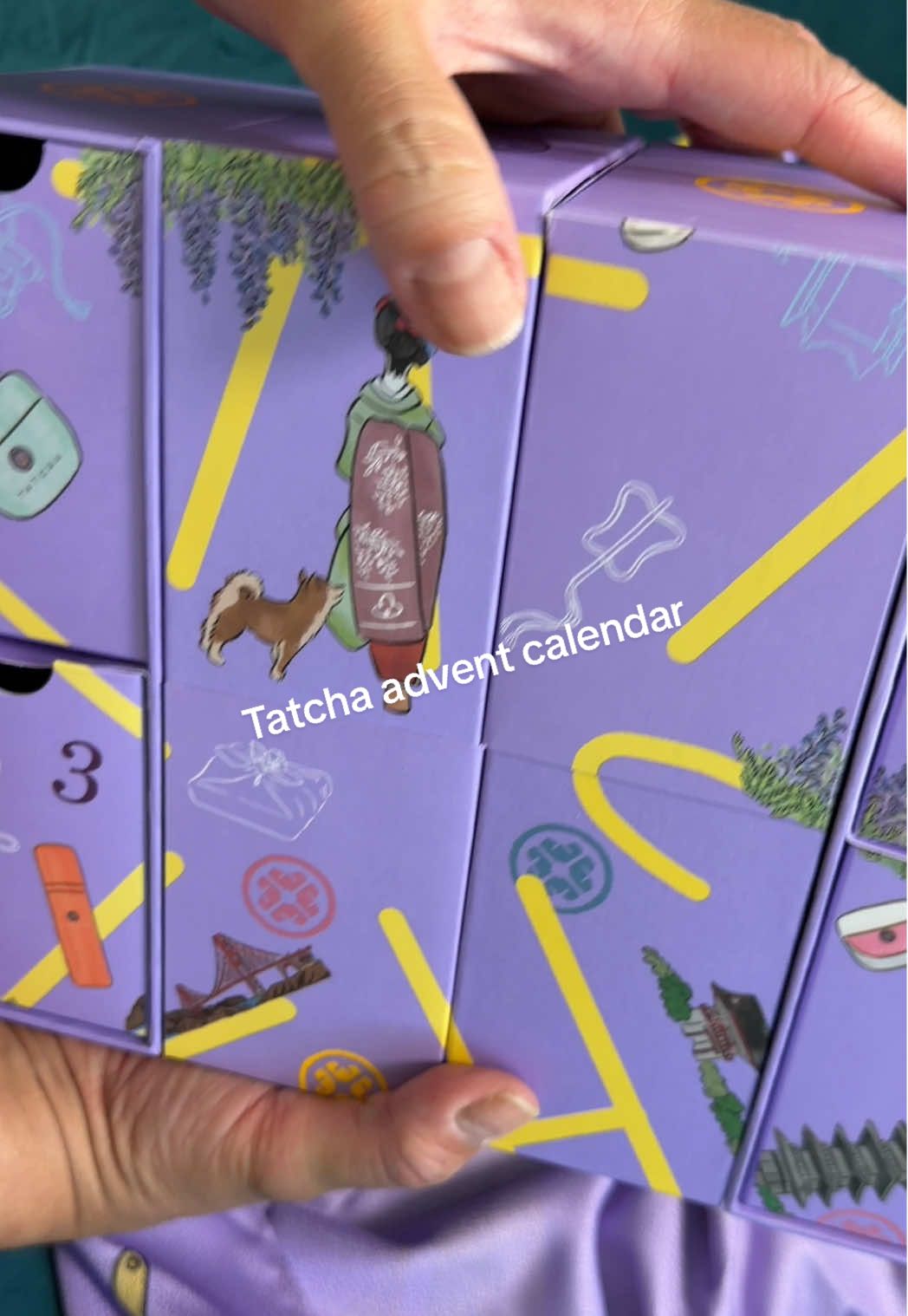 Tatcha skincare 12 day advent calendar 💜  #adventcalendar #tatcha #luxuryskincare #holidaygifts #blackfridaydeals 
