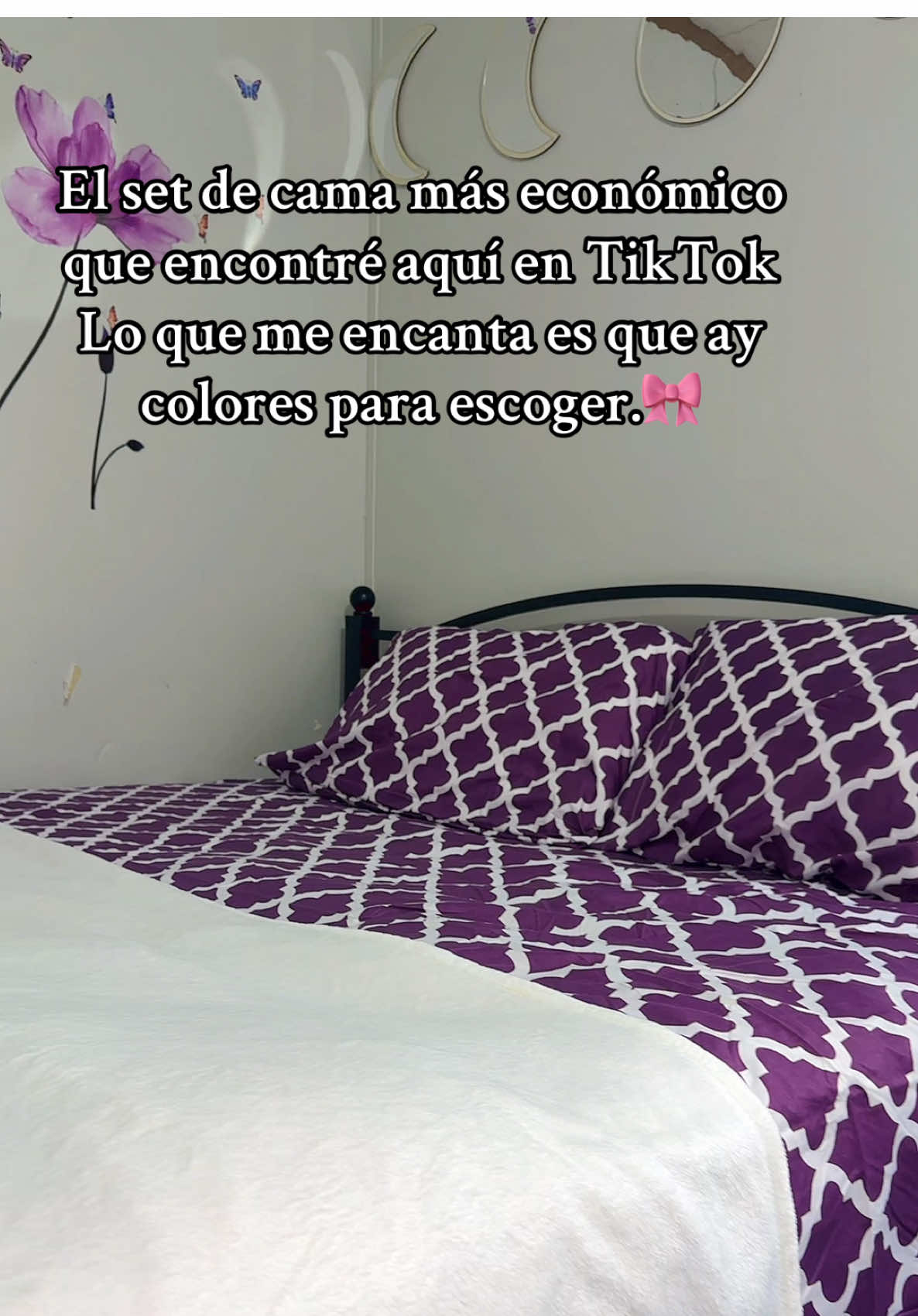 Juego de sábanas para cama más económica que puedes conseguir aquí en TikTok, lo que me encanta, es que hay colores para escoger y tamaños #setdecama #juegodesabanas #creatorpicks #Creator #picks 