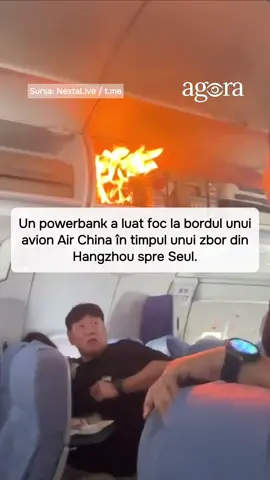 💥Un dispozitiv portabil de încărcare s-ar fi aprins în compartimentul de bagaje, în geanta unui pasager. Aeronava se afla la aproximativ 10 kilometri altitudine. Fumul care s-a răspândit rapid în cabină a determinat echipajul să decidă aterizarea imediată, menționează sursa. ✈️În acest sens, avionul a fost redirecționat către aeroportul Shanghai-Pudong, unde a aterizat în siguranță. Totodată, însoțitorii de bord au stins rapid incendiul folosind mijloacele de stingere disponibile la bord. 🔗Potrivit surselor, niciun pasager sau membru al echipajului nu a fost rănit. Cauzele aprinderii dispozitivului sunt investigate de specialiști.