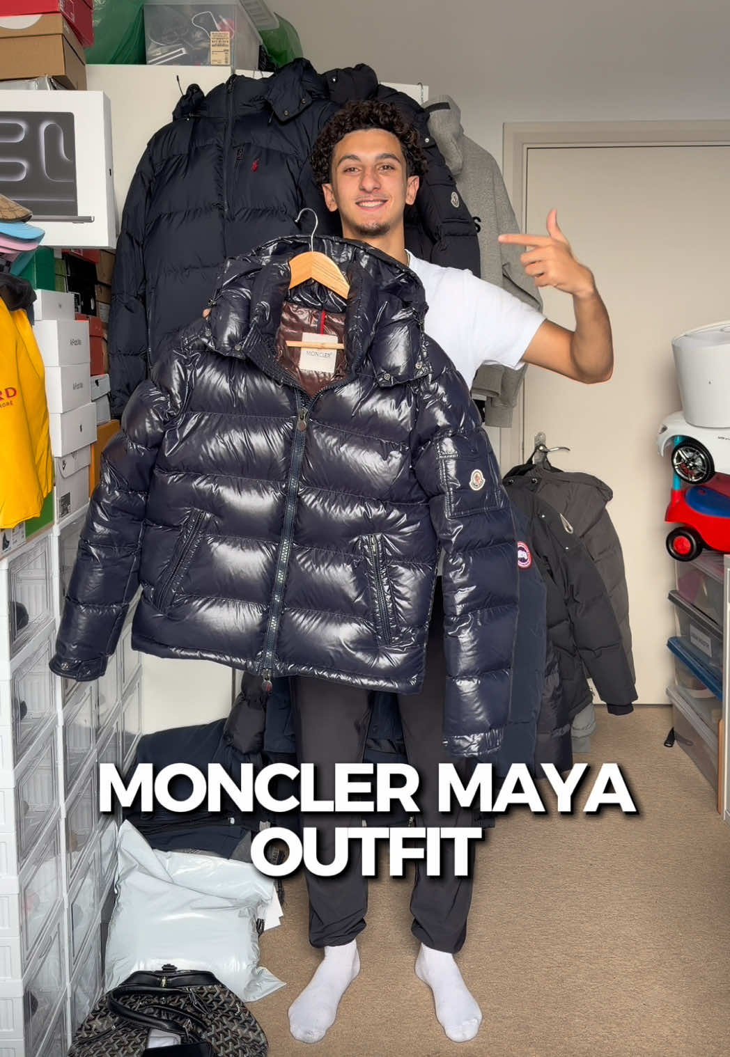 Rate the fit 💬 | Save for inspo!! #moncler #maya #cleanfit #outfit #luxury 