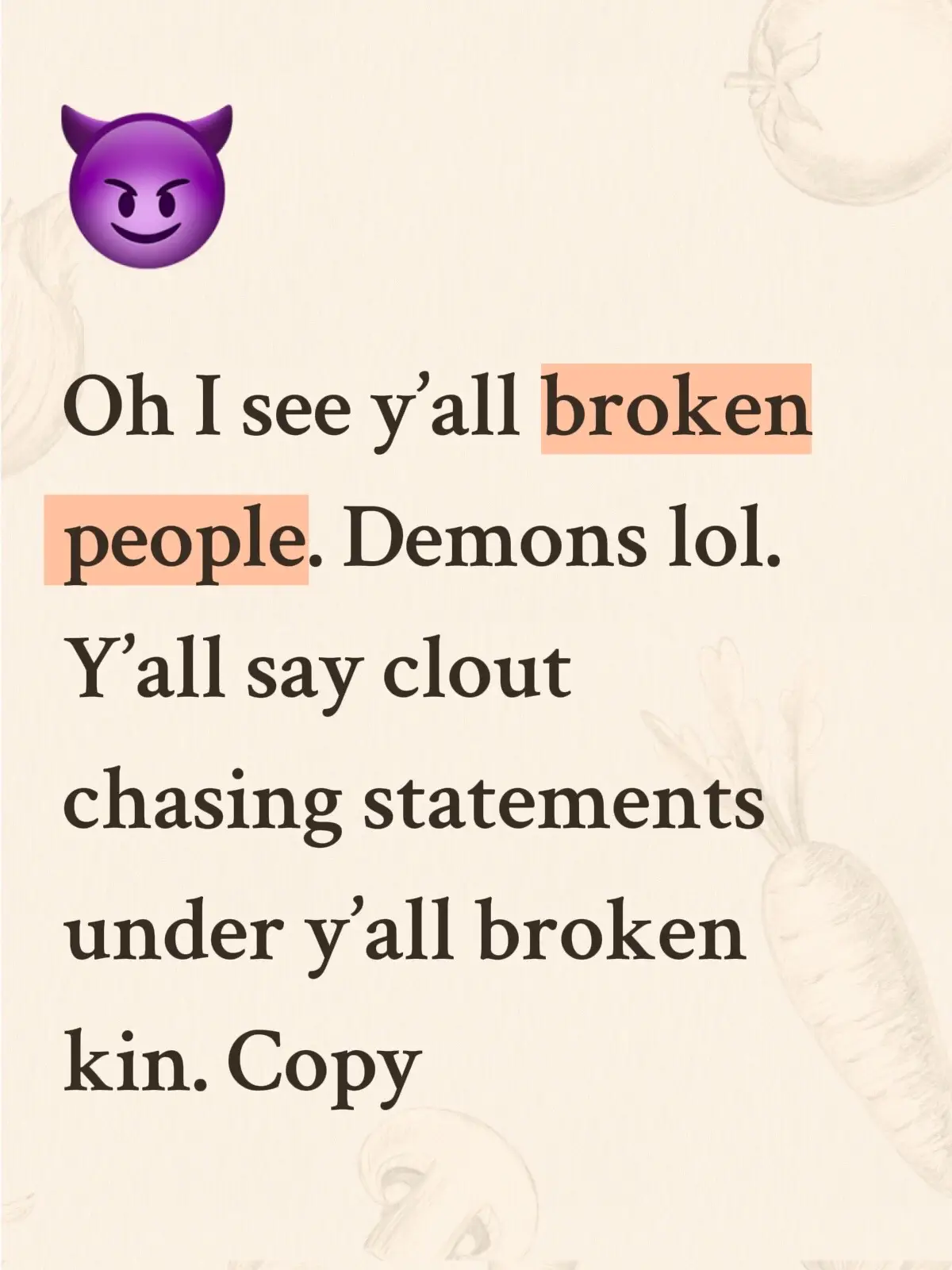 Y’all down so bad y’all eating each other. 🤣 Female door dasher exposes customer in home and claims SA. Now other broken people wanna boycott doordash? But y’all won’t boycott lack of accountability. 🤡🤣 won’t boycott the government that violates you and your “loved” ones. Won’t boycott ICE. But y’all got energy to boycott for someone you don’t know 😤🤣🥱🙄