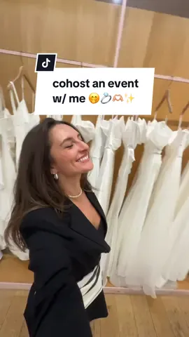 honored to cohost an event w/ @Lovely Bride NYC 🤭🫶🏼✨ I didn’t go to many bridal events this season bc of my schedule but I LOVE bridal fashion and helping all my friends navigate the bridal world. If you are a bride or know a bride to be send them this video and let them know LovelyBrideNYC is such an amazing place to go wedding dress shopping! @NYC FINE LINE TATTOO & PMU @Sequin Jewelry @bareMinerals @Dolce Vita Footwear #bridal #nybfw #weddingdressshopping #weddingdress #bridalfashion 