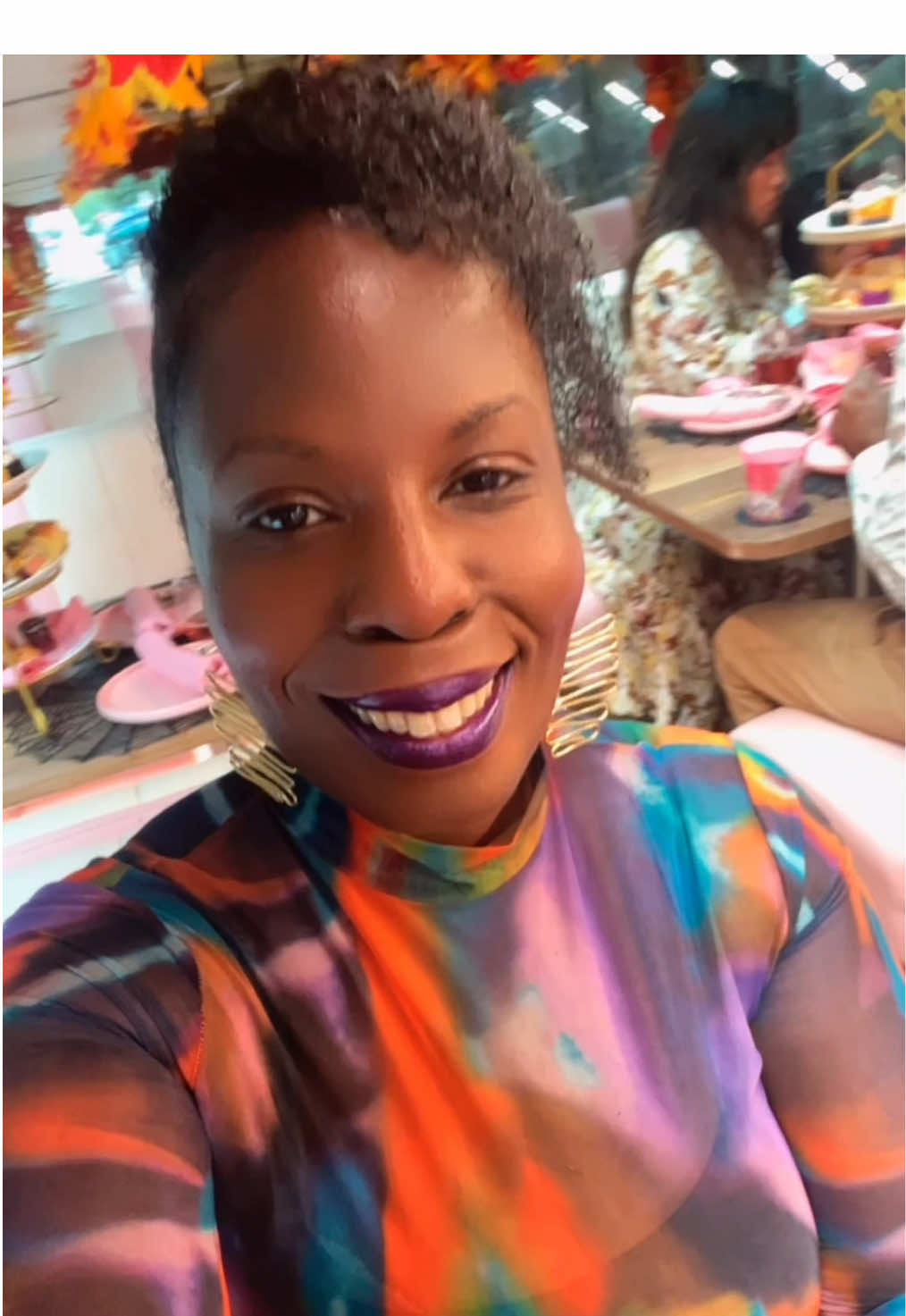 @Tea Around Town® Fall inspired Theme  #TeaAroundTownNYC #BooandBrew #blackgirlmagic #fashioninspo #foryoupage 