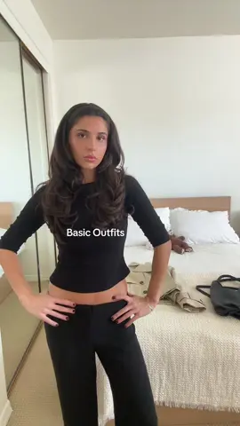 1 pair of pants, 5 diff tops ##outfitinspo #basics #fallfashion #falloutfits #tryonhaul 