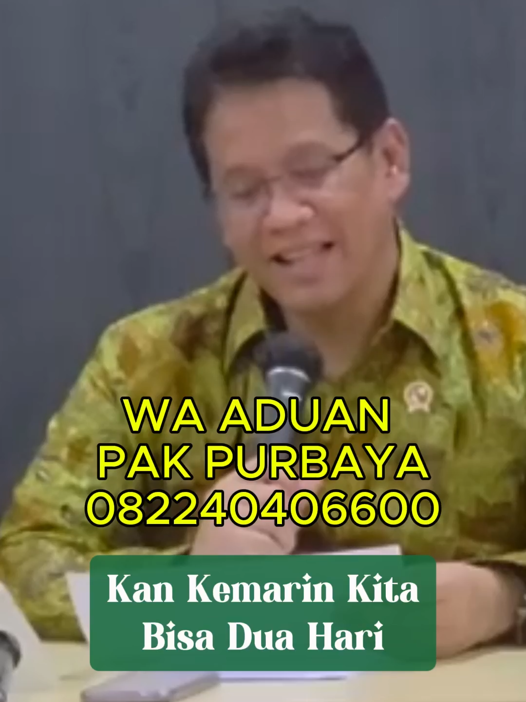 Nomor Aduan Menkeu Purbaya #beacukai #komplain #WA