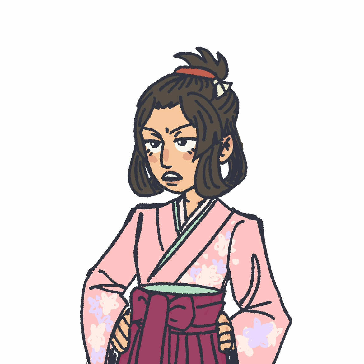 I PUT KAZUMAS ARMBAND ON THE WRONG ARM BUT WHATEVER #aceattorney #thegreataceattorney #asoryuu #iasip #fyp (also i got WAY better at drawing susato thank god 😭)