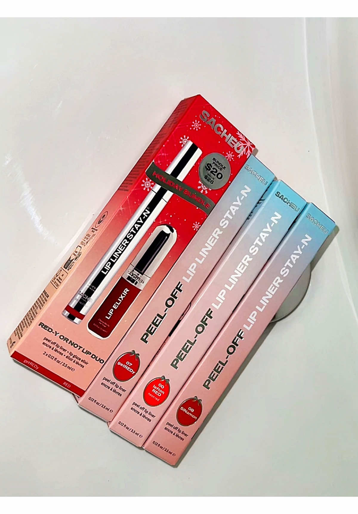Triple the confidence 💋✨ Loving my Sacheu Beauty lip stain, long-lasting, and perfect for every mood! Which shade would you wear first? @SACHEU Beauty US  #SacheuBeauty #LipStain #BeautyFinds #fyp #Makeup