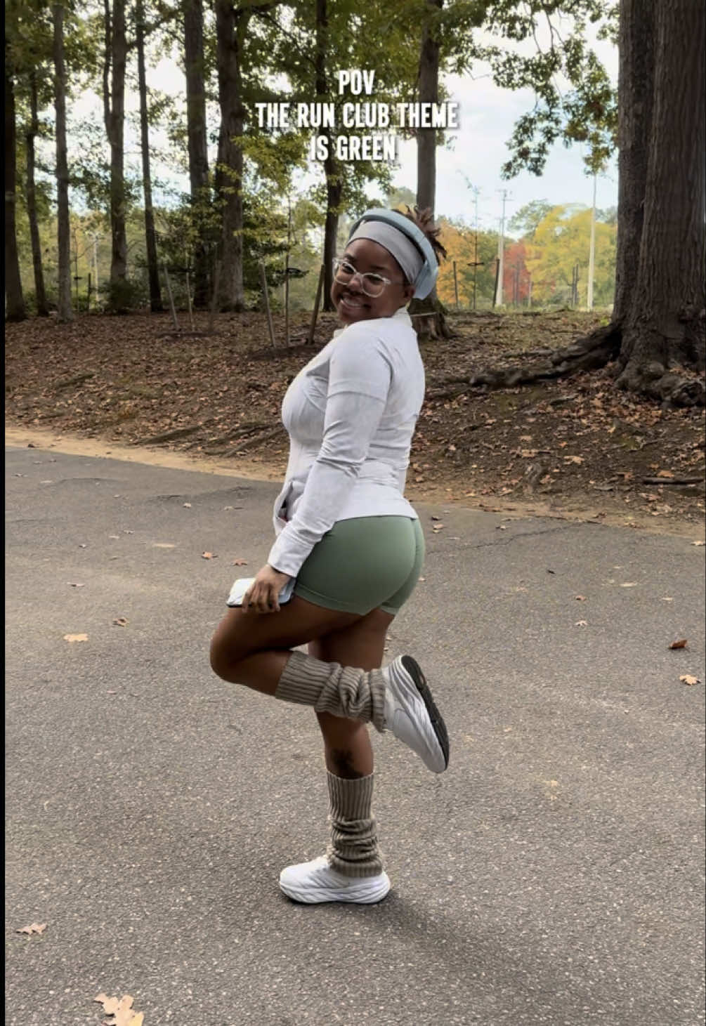 Ofc we popped out in our green 💚 | Pov the run club theme is green  #runclub #rva #run #green #blackowned 