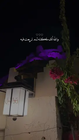والله أنك ملكته ثم تربعت فيه 😔♥️