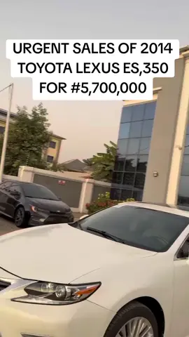 URGENT SALES OF TOYOTA LEXUS ES,350 FOR #5,700, 000 5.7M  Good Condition Foreign used Accident free, Low mileage, untouched engine & gear, Factory Fitted AC very cool, buy and drive 💯 Price:5.7m call/whatsapp 08104323508  #dart toyota lexus ES,350 #vira #fypシ゚viral🖤tiktok #abuja 