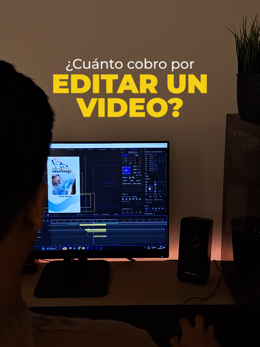 Soy editor de video y bueno, también grabo 💡. Por el momento, cada edición cuesta $25 a $35 dólares. Van a depender del estilo y tiempo del video. También tengo paquetes de edición 📌😊 #marketing #creaciondecontenido #ediciondevideo #videoeditor 