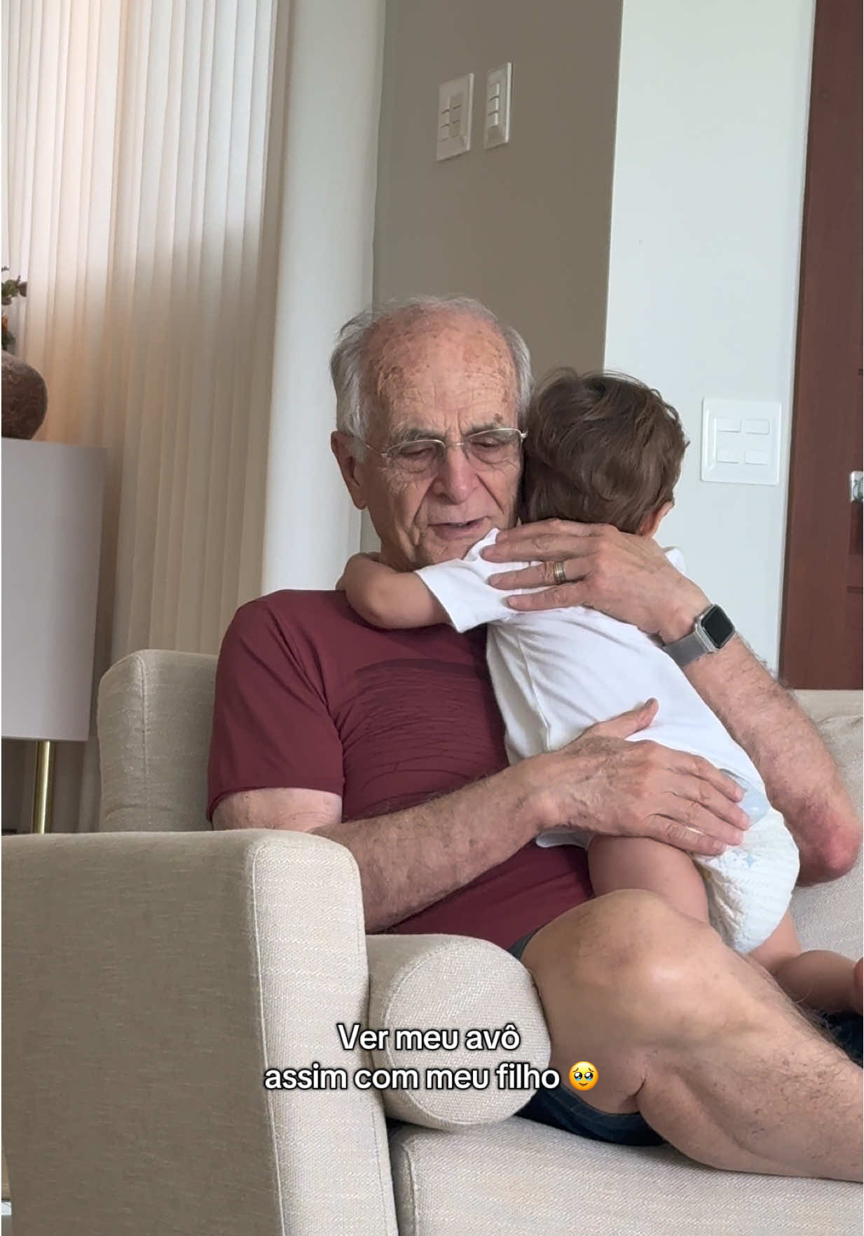 Quanta sorte em ter um bisavô em filho?! 