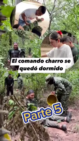 El comando charro se quedó dormido y esto pasó