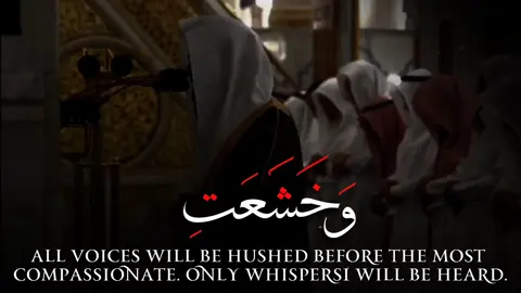 وخشعت الاصوات للرحمن♥️♥️ #quran #قران هيثم الدخين