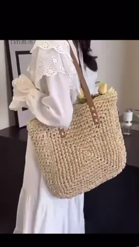 Bolsa feminina de palha grande de praia coleção nova verão ##bolsa##feminina##palha##praia##piscina