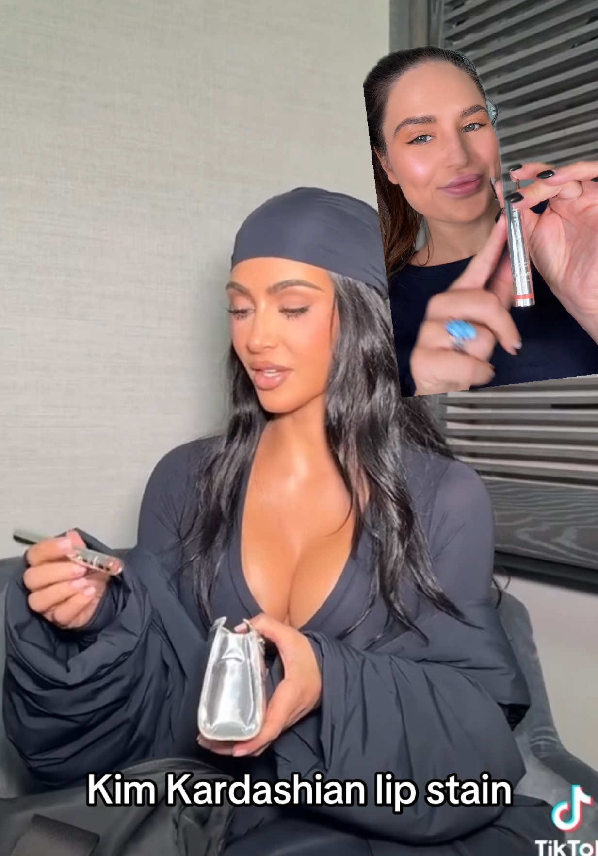 Kim uses pinked!! @SACHEU Beauty US #sacheubeauty #lipstain #kimkardashianmakeup #peelofflipstain #tiktokshopcreatorpicks 