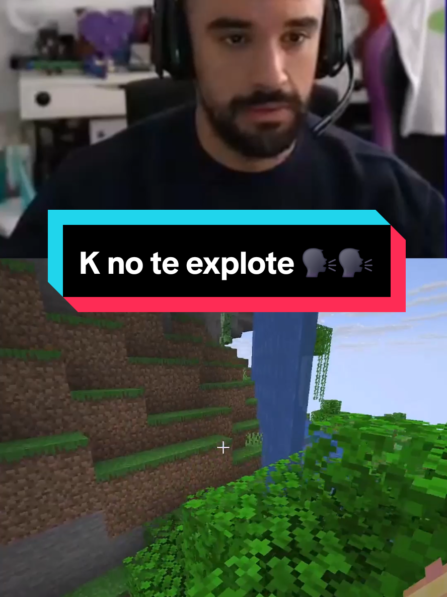 K no te explote 🗣️🗣️ #andres #illojuan #parati #fyp #Minecraft 